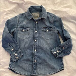 Ralph Lauren Kids Classic Blue Denim Shirt